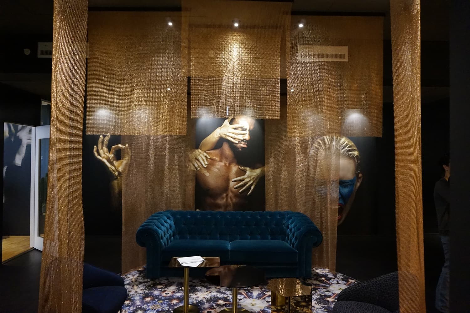 Metal draperies and curtains