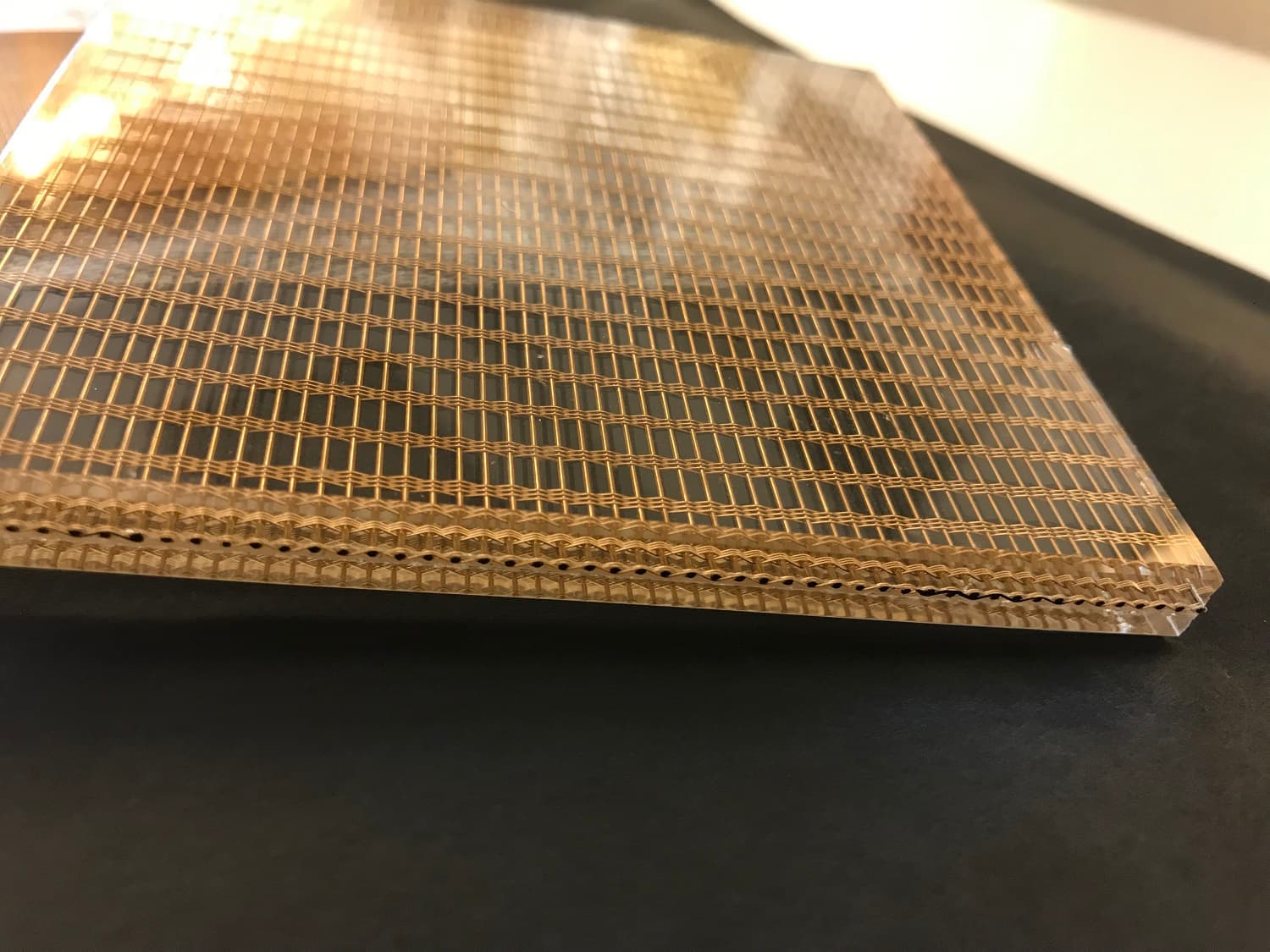 Laminated metal mesh